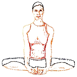 Baddha Konasana Posizione della farfalla